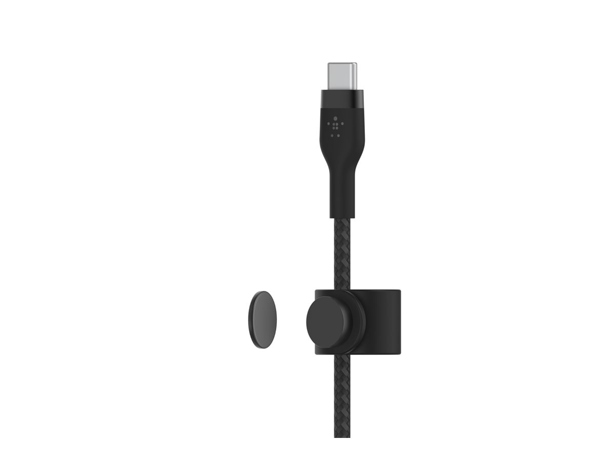 Belkin BOOST CHARGE - Câble Lightning - 24 pin USB-C mâle pour Lightning mâle - 3 m - noir - CAA011BT3MBK - Câbles spéciaux