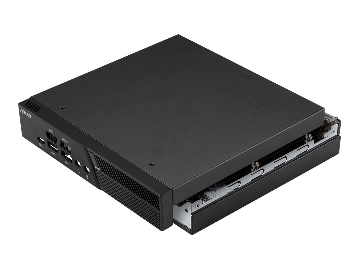 ASUS Mini PC PB60 B3753ZD - Mini PC - Core i3 9100T / 3.1 GHz - RAM 8 Go - SSD 256 Go - UHD Graphics 630 - Gigabit Ethernet LAN sans fil: - 802.11a/b/g/n/ac, Bluetooth 5.0 - Win 10 Pro - moniteur : aucun - noir - 90MS01E1-M07540 - Ordinateurs de bureau