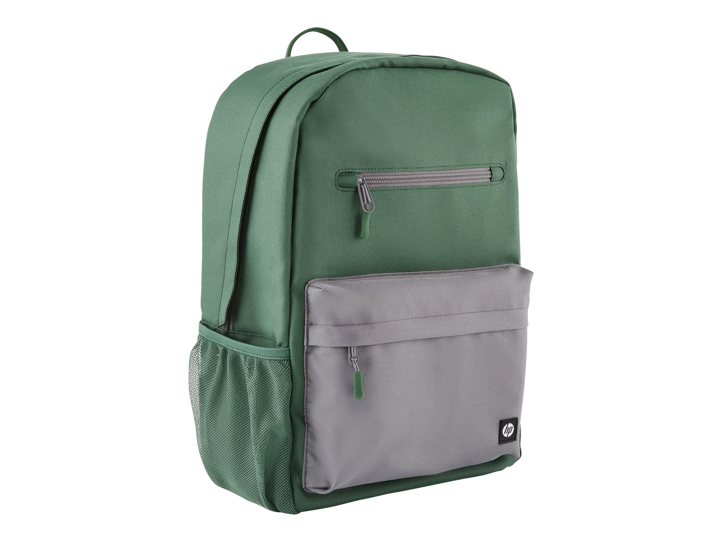 HP - Campus - sac à dos pour ordinateur portable - 15.6" - gris, vert - 7J595AA - Sacoches pour ordinateur portable