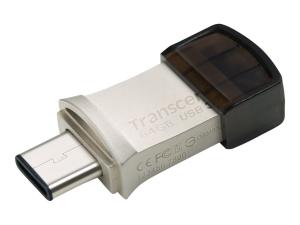 Transcend JetFlash 890 - Clé USB - 64 Go - USB 3.1 - TS64GJF890S - Lecteurs flash