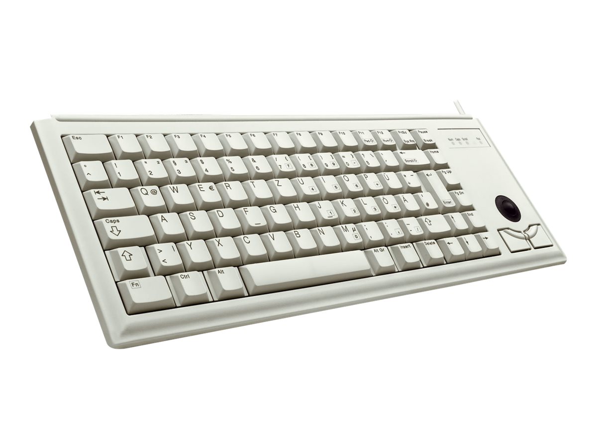 CHERRY Compact-Keyboard G84-4400 - Clavier - USB - Français - gris clair - G84-4400LUBFR-0 - Claviers