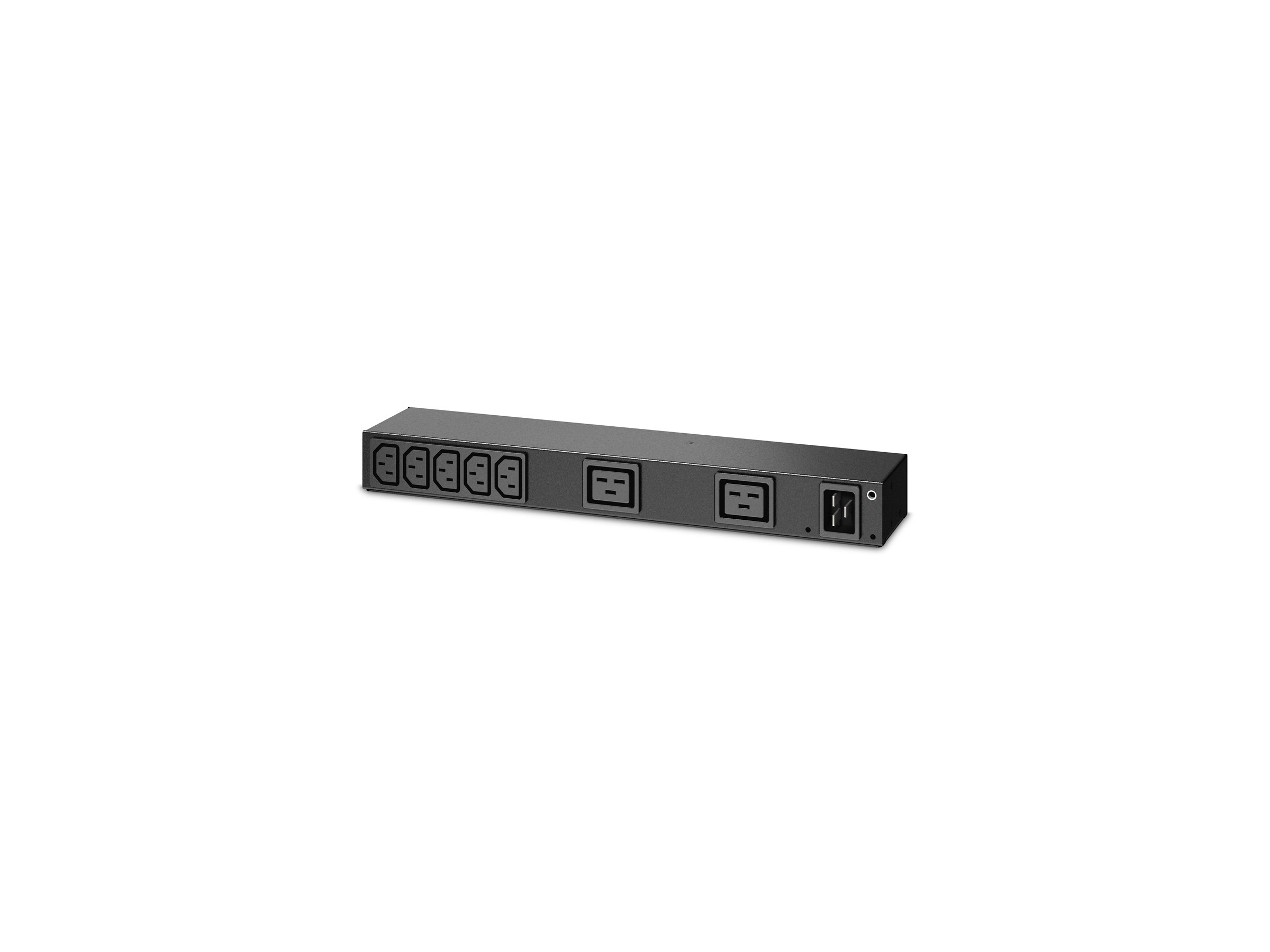 PDU en rack de base APC AP6120A - Unité de distribution secteur (rack-montable) - CA 100-240 V - entrée : IEC 60320 C20 - connecteurs de sortie : 9 (power IEC 60320 C13, IEC 60320 C19) - pour P/N: SMTL1000RMI2UC, SMX1000C, SMX1500RM2UC, SMX1500RM2UCNC, SMX750C, SMX750CNC - AP6120A - Parasurtenseurs et PDU