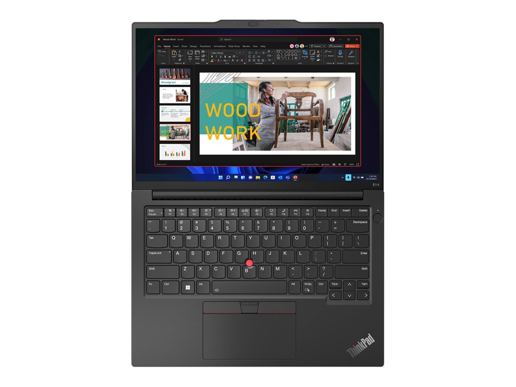 Lenovo ThinkPad E14 Gen 5 21JK - Conception de charnière à 180 degrés - Intel Core i7 - 13700H / jusqu'à 5 GHz - Win 11 Pro - Carte graphique Intel Iris Xe - 16 Go RAM - 512 Go SSD TCG Opal Encryption 2, NVMe - 14" IPS 1920 x 1200 - Gigabit Ethernet - Wi-Fi 6 - noir graphite - clavier : Français - avec 1 an de support Premier Lenovo - 21JK00DJFR - Ordinateurs portables