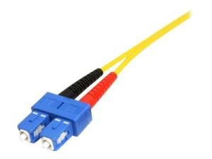 StarTech.com 1m Fiber Optic Cable - Single-Mode Duplex 9/125 - LSZH - LC/SC - OS1 - LC to SC Fiber Patch Cable (SMFIBLCSC1) - Câble réseau - mode unique LC (M) pour mode unique SC (M) - 1 m - fibre optique - duplex - pour P/N: SFPGLCSXMMST - SMFIBLCSC1 - Câblesenfibres