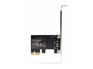 StarTech.com 1-Port Gigabit PCIe Network Adapter Card, TAA Compliant - Adaptateur réseau - PCIe profil bas - Gigabit Ethernet x 1 - noir - Conformité TAA - ST1000SPEX2T - Adaptateurs réseau PCI-e