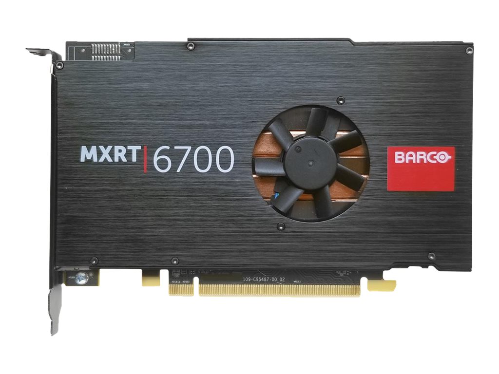 Barco MXRT-6700 - Carte graphique - 8 Go GDDR5 - PCIe 3.0 x16 - 4 x DisplayPort - K9306047 - Adaptateurs vidéo grand public