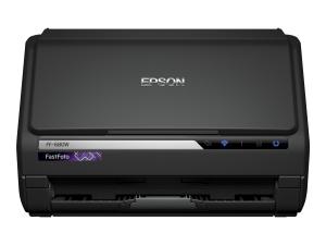Epson FastFoto FF-680W - Scanner de documents - Capteur d'images de contact (CIS) - Recto-verso - A4 - 600 dpi x 600 dpi - jusqu'à 45 ppm (mono) / jusqu'à 45 ppm (couleur) - Chargeur automatique de documents (100 feuilles) - USB 3.0, Wi-Fi(n) - B11B237401 - Scanneurs de documents