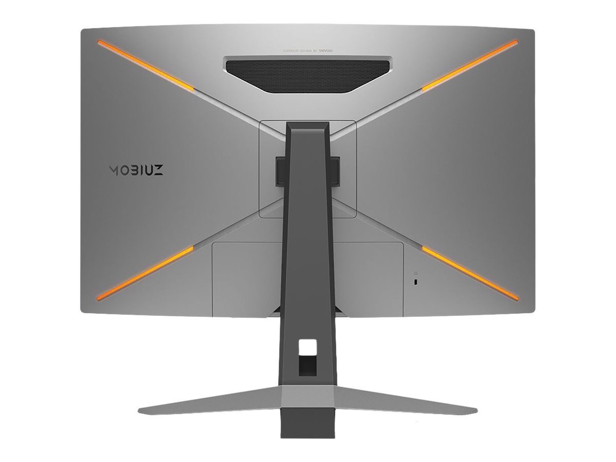 BenQ Mobiuz EX2710R - Écran LED - incurvé - 27" - 2560 x 1440 QHD @ 165 Hz - VA - 400 cd/m² - 3000:1 - DisplayHDR 400 - 1 ms - 2xHDMI, DisplayPort - haut-parleurs avec subwoofer - EX2710R - Écrans d'ordinateur
