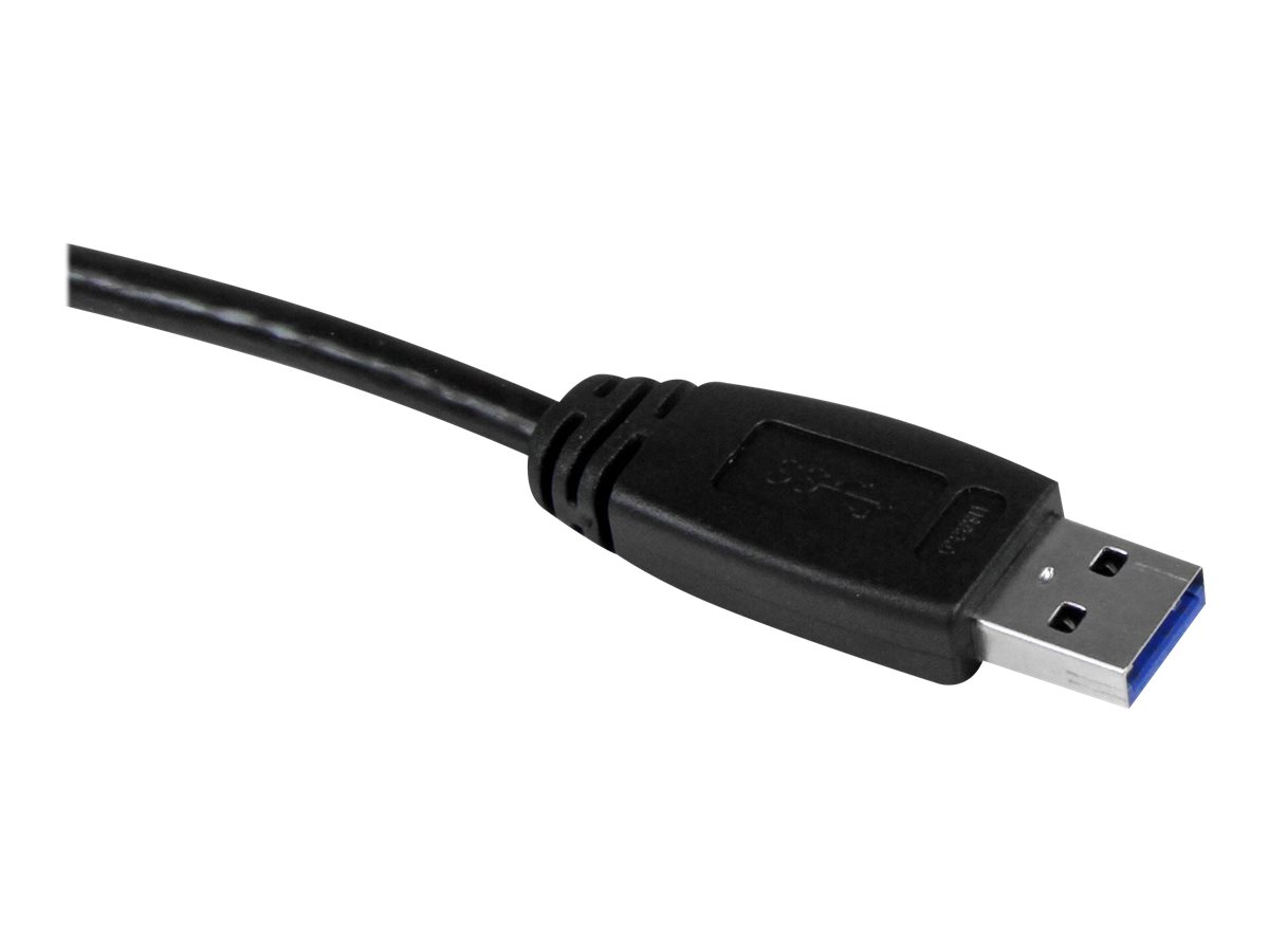 StarTech.com Câble adaptateur USB 3.0 pour disque dur SATA ou IDE de 2,5" ou 3,5" - Convertisseur USB 3.0 vers SATA/IDE - Noir - Contrôleur de stockage - ATA / SATA - USB 3.0 - noir - pour P/N: PEXUSB3S42V, PEXUSB3S44V - USB3SSATAIDE - Adaptateurs de stockage