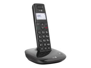 Doro Comfort 1010 - Téléphone sans fil avec ID d'appelant - DECT\GAP - noir - 6040 - Téléphones sans fil