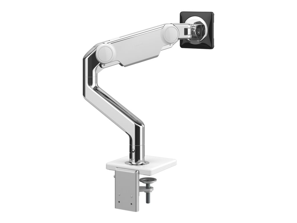 Humanscale M10 - Kit de montage (bras pour moniteur) - pour Écran LCD - aluminium poli, garniture blanche - montrable sur bureau - M10NTNCWBTB - Accessoires pour écran