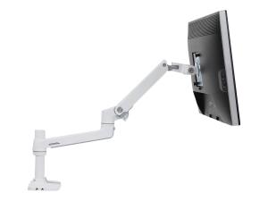 Ergotron LX - Kit de montage (bras articulé, fixation par pince pour bureau, poteau, support d'extension) - pour Écran LCD - aluminium, acier - blanc - Taille d'écran : jusqu'à 34 pouces - ordinateur de bureau - 45-490-216 - Montages pour TV et moniteur