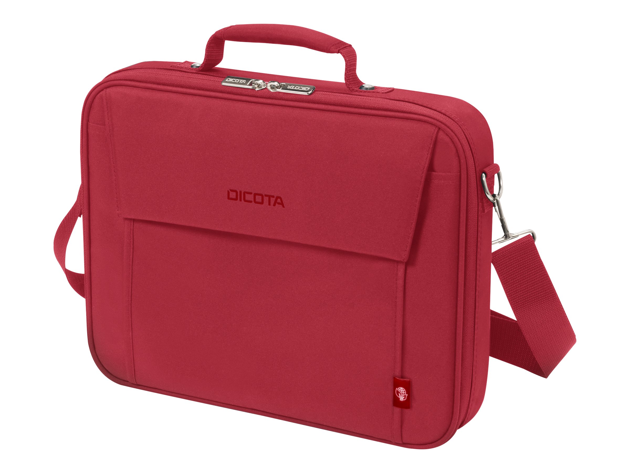 DICOTA Eco Multi BASE - Sacoche pour ordinateur portable - 14" - 15.6" - rouge - D30920-RPET - Sacoches pour ordinateur portable