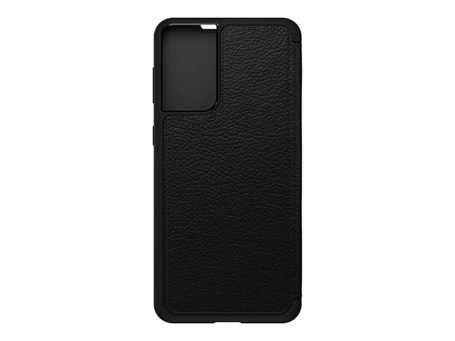 OtterBox Strada Series - ProPack Packaging - étui à rabat pour téléphone portable - cuir, polycarbonate - noir ombré - pour Samsung Galaxy S21+ 5G - 77-82135 - Coques et étuis pour téléphone portable