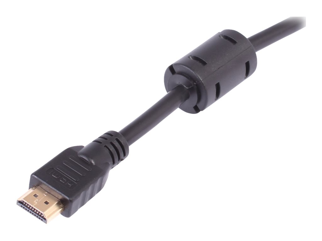 Uniformatic - Câble HDMI avec Ethernet - HDMI mâle pour HDMI mâle - 1.8 m - noir - support 4K - 12432 - Accessoires pour systèmes audio domestiques