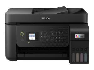 Epson EcoTank ET-4800 - Imprimante multifonctions - couleur - jet d'encre - rechargeable - A4 (support) - jusqu'à 10 ppm (impression) - 100 feuilles - 33.6 Kbits/s - USB, LAN, Wi-Fi - noir - C11CJ65402 - Imprimantes multifonctions