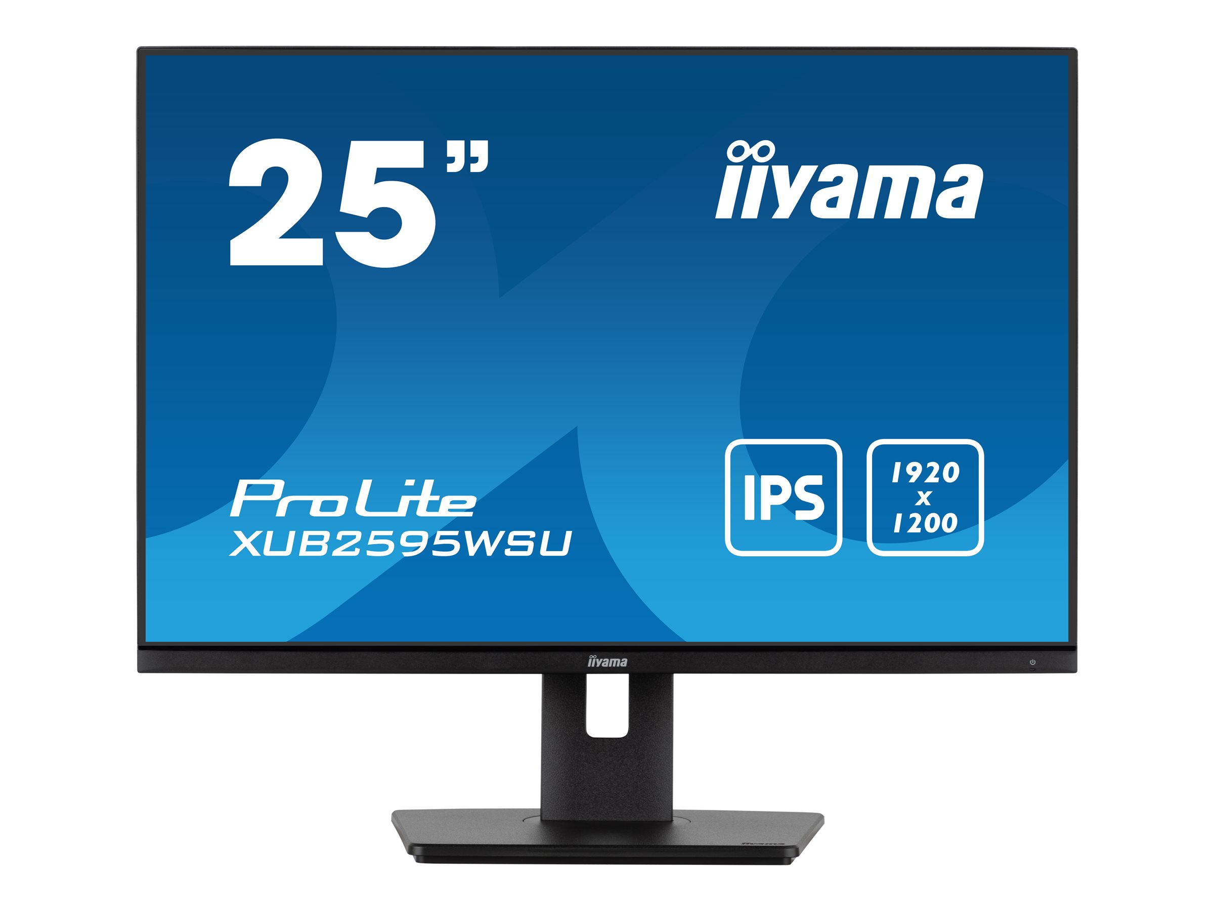 iiyama ProLite XUB2595WSU-B5 - Écran LED - 25" - 1920 x 1200 WUXGA - IPS - 300 cd/m² - 1000:1 - 4 ms - HDMI, VGA, DisplayPort - haut-parleurs - noir, mat - XUB2595WSU-B5 - Écrans d'ordinateur