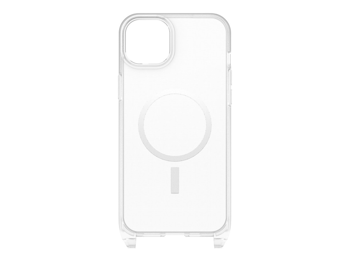 OtterBox React Series - Coque de protection pour téléphone portable - collier, avec lanière - compatibilité avec MagSafe - 50 % de plastique recyclé - clair - pour Apple iPhone 14 Plus - 77-92286 - Coques et étuis pour téléphone portable