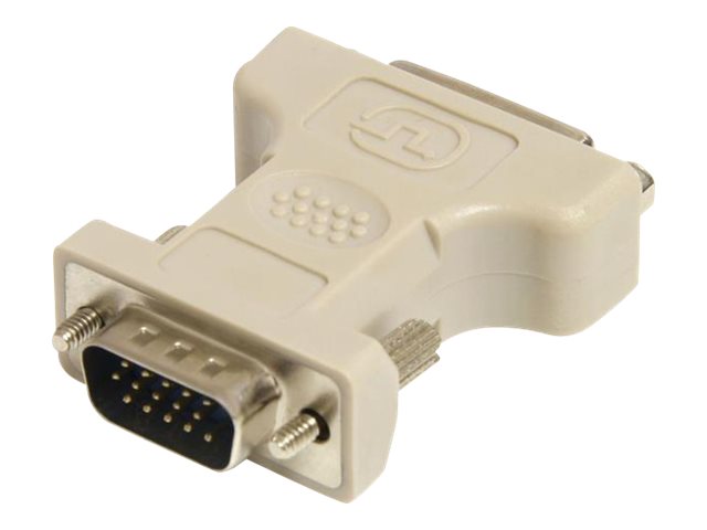 StarTech.com Adaptateur câble DVI vers VGA – F/M - Adaptateur VGA - DVI-I (F) pour HD-15 (VGA) (M) - beige - DVIVGAFM - Câbles pour périphérique