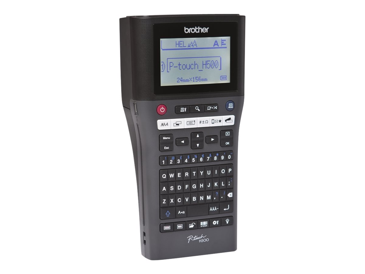 Brother P-Touch PT-H500 - Étiqueteuse - Noir et blanc - transfert thermique - Rouleau (2,4 cm) - 180 dpi - jusqu'à 20 mm/sec - USB 2.0 - outil de coupe - impression par 7 lignes - PTH500YP1 - Imprimantes thermiques