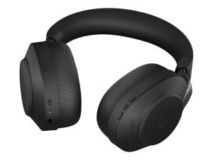 Jabra Evolve2 85 UC Stereo - Micro-casque - circum-aural - Bluetooth - sans fil, filaire - Suppresseur de bruit actif - jack 3,5mm - isolation acoustique - noir - 28599-989-889 - Écouteurs