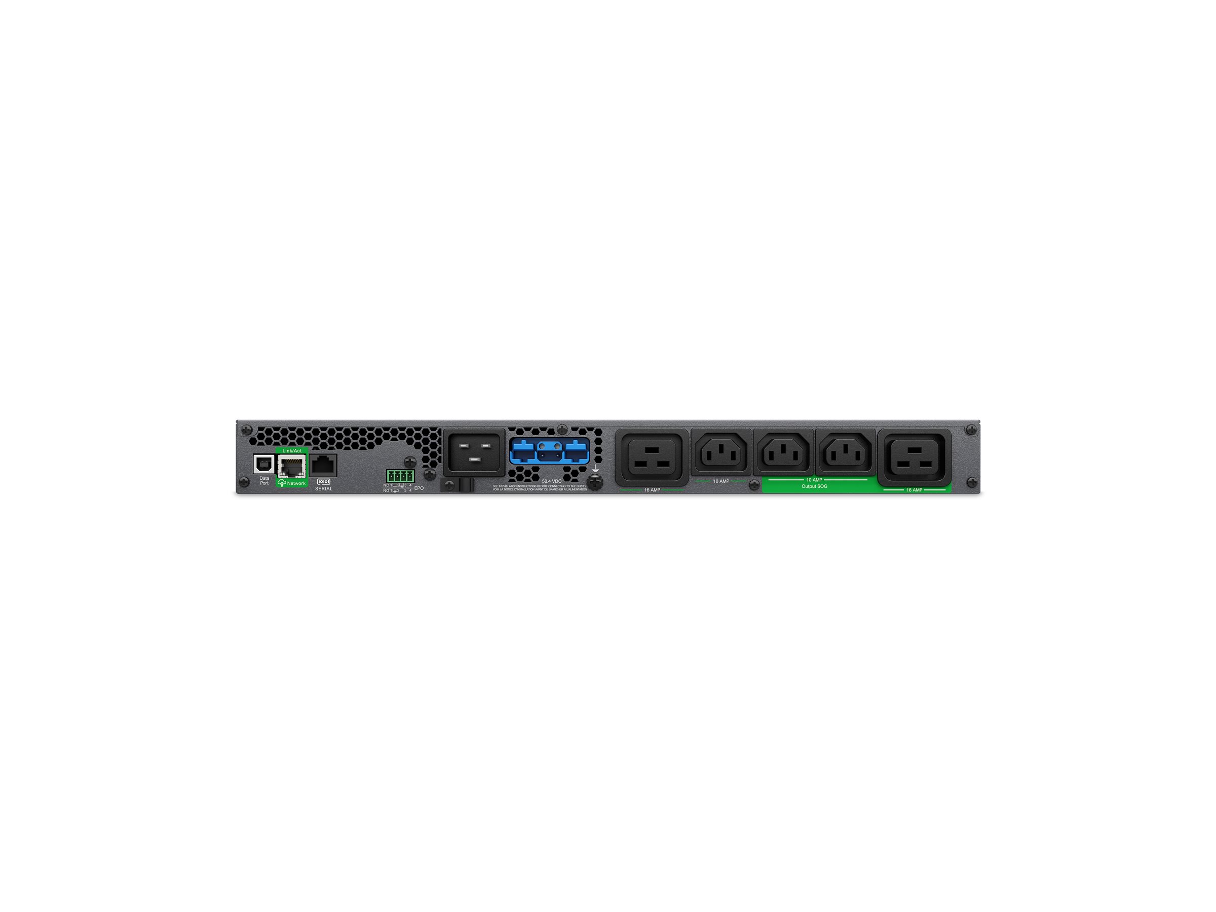 APC Smart-UPS Ultra SRTL2K2RM1UC - Onduleur (rack-montable) (haute densité) - CA 230 V - 2200 Watt - 2200 VA - Lithium Ion - USB, Ethernet - connecteurs de sortie : 5 - 1U - gris argenté - SRTL2K2RM1UIC - UPS montables sur rack