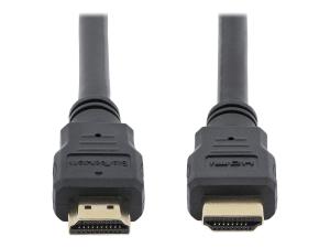 StarTech.com Câble HDMI haute vitesse Ultra HD 4K x 2K de 1m - Cordon HDMI vers HDMI - Mâle / Mâle - Noir - Plaqués or - Câble HDMI - HDMI mâle pour HDMI mâle - 1 m - blindé - noir - pour P/N: MSTCDP122HD - HDMM1M - Câbles HDMI