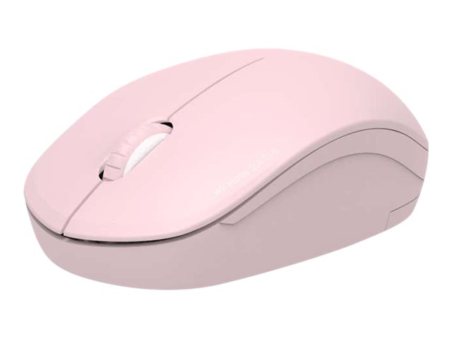 PORT Connect Collection - Souris - droitiers et gauchers - optique - 3 boutons - sans fil - 2.4 GHz - récepteur sans-fil USB/USB-C - rosé - 900541 - Souris