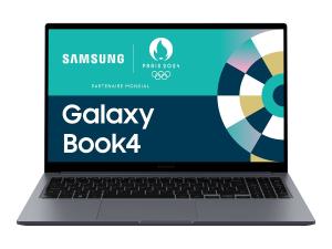 Samsung Galaxy Book4 - Intel Core i5 - 120U / jusqu'à 5 GHz - Win 11 Home - Intel Graphics - 8 Go RAM - 512 Go SSD NVMe - 15.6" 1920 x 1080 (Full HD) - Wi-Fi 6E - gris - clavier : AZERTY - NP750XGK-KG1FR - Ordinateurs portables