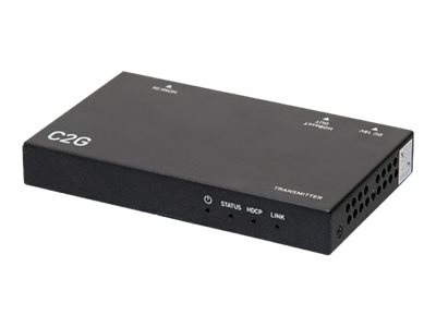 C2G HDMI HDBaseT over Cat5e, Cat6, Cat6a Extender Kit - Transmitter to Box Receiver - 4K 60Hz - Prolongateur audio/vidéo - HDMI - jusqu'à 70 m - C2G30010 - Prolongateurs de signal