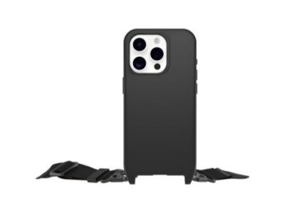 OtterBox React Series - Coque de protection pour téléphone portable - collier - compatibilité avec MagSafe - noir - pour Apple iPhone 16 Pro - 77-96827 - Coques et étuis pour téléphone portable