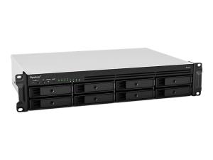 Synology RackStation RS1221+ - Serveur NAS - 8 Baies - rack-montable - SATA 6Gb/s - RAID RAID 0, 1, 5, 6, 10, JBOD - RAM 4 Go - Gigabit Ethernet - iSCSI support - 2U - RS1221+ - NAS