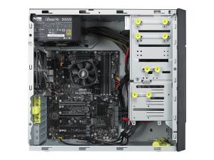 ASUS E500 G5-M3230 - Tour - 1 x Xeon E-2124G / jusqu'à 4.5 GHz - RAM 8 Go - HDD 1 To - graveur de DVD - Quadro P620 - Gigabit Ethernet - Windows 10 Pro pour Stations de travail - moniteur : aucun - 90SF00Q1-M03230 - Ordinateurs de bureau