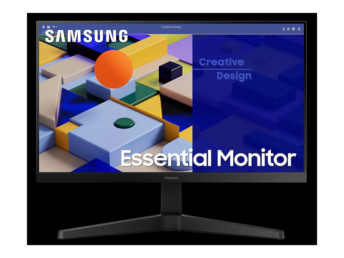 Samsung S22C310EAU - S31C Series - écran LED - 22" - 1920 x 1080 Full HD (1080p) @ 75 Hz - IPS - 250 cd/m² - 1000:1 - 5 ms - HDMI, VGA - noir - LS22C310EAUXEN - Écrans d'ordinateur