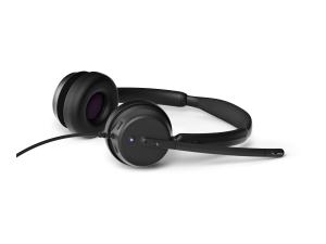 EPOS IMPACT 460T - Micro-casque - sur-oreille - filaire - USB-C - noir - Certifié pour Microsoft Teams - 1001253 - Écouteurs