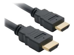 DLH - High speed - câble HDMI avec Ethernet - HDMI mâle pour HDMI mâle - 2 m - noir - support 4K - DY-TU3560B - Accessoires pour systèmes audio domestiques