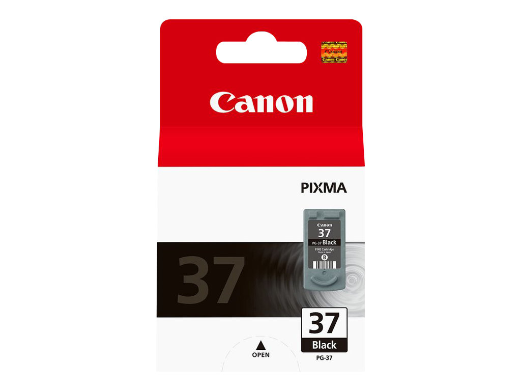 Canon PG-37 - Noir - original - réservoir d'encre - pour PIXMA iP1800, iP1900, iP2500, iP2600, MP140, MP190, MP210, MP220, MP470, MX300, MX310 - 2145B001 - Réservoirs d'encre