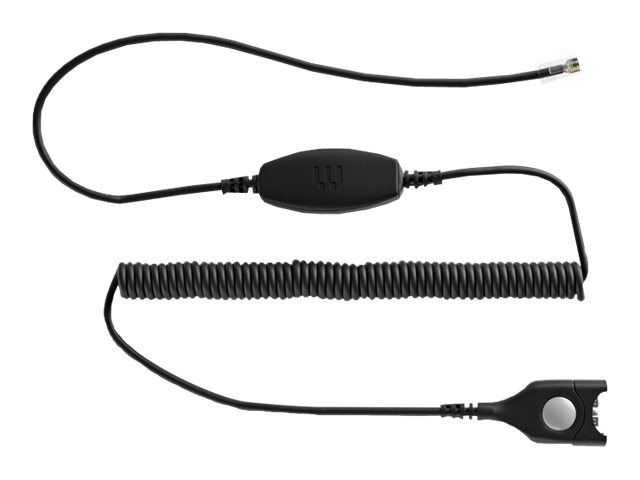 EPOS CSHS 01 - Câble pour casque micro - EasyDisconnect mâle pour RJ-9 mâle - bobiné - 1000846 - Câbles pour écouteurs