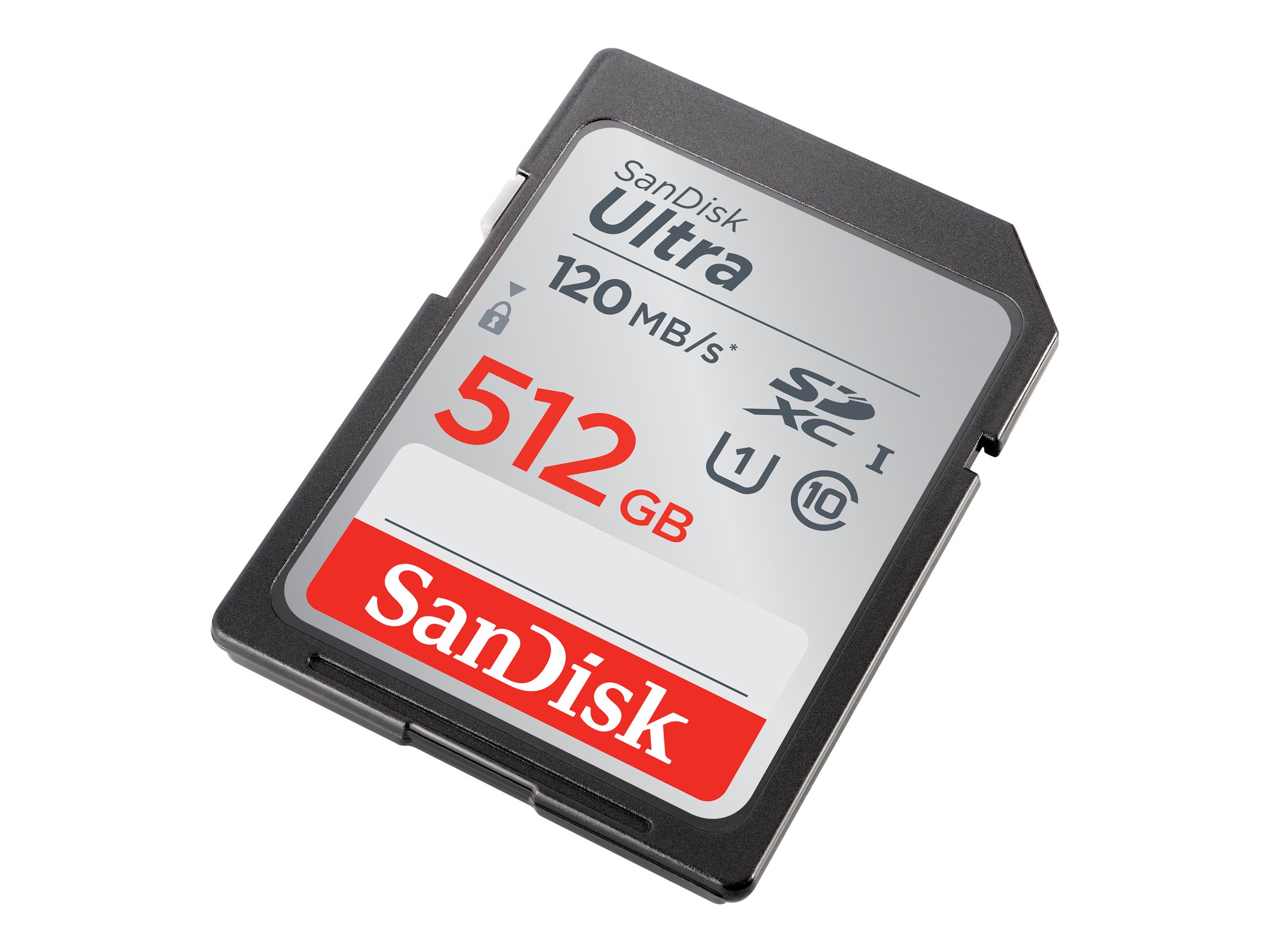 SanDisk Ultra - Carte mémoire flash - 512 Go - Class 10 - SDXC UHS-I - SDSDUNC-512G-GN6IN - Cartes flash