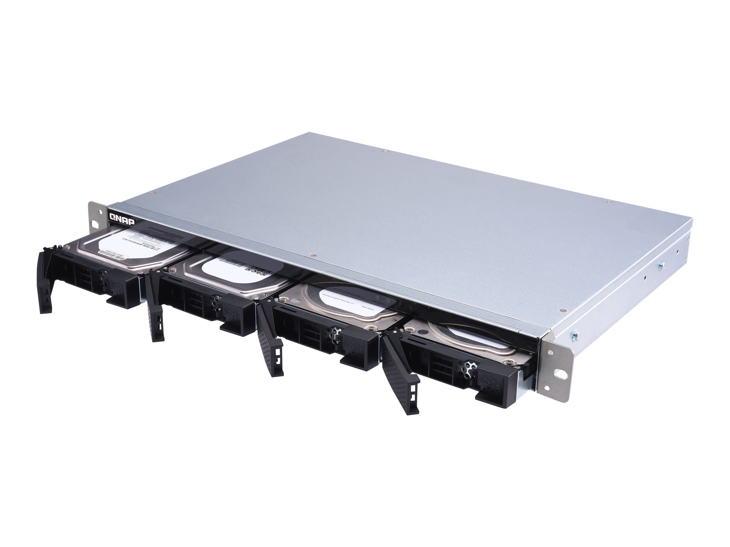 QNAP TL-R400S - Baie de disques - 4 Baies (SATA-600) - SATA 6Gb/s (externe) - rack-montable - 1U - TL-R400S - Baies de disque SATA
