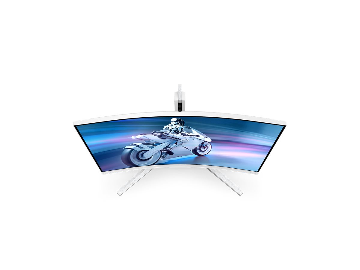 Philips Evnia 5000 32M2C5501 - Écran LED - jeux - incurvé - 32" (31.5" visualisable) - 2560 x 1440 QHD @ 180 Hz - Fast VA - 3500:1 - HDR10 - 0.5 ms - 2xHDMI, DisplayPort - blanc - 32M2C5501/00 - Écrans d'ordinateur