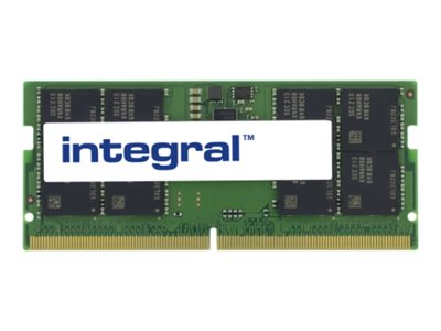 Integral - DDR5 - module - 16 Go - SO DIMM 262 broches - 5600 MHz / PC5-44800 - CL46 - 1.1 V - mémoire sans tampon - on-die ECC - IN5V16GNJRDX - Mémoire pour ordinateur portable