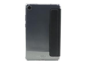 Mobilis EDGE - Étui à rabat pour tablette - noir, transparent - pour Lenovo Tab M8 HD (2nd Gen) ZA5G, ZA5H, ZA63 - 060003 - Accessoires pour ordinateur portable et tablette