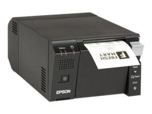 Epson TM T70II - Imprimante de reçus - thermique en ligne - Rouleau (8 cm) - 180 dpi - jusqu'à 250 mm/sec - USB 2.0, série - outil de coupe - gris foncé - C31CD38032 - Imprimantes thermiques