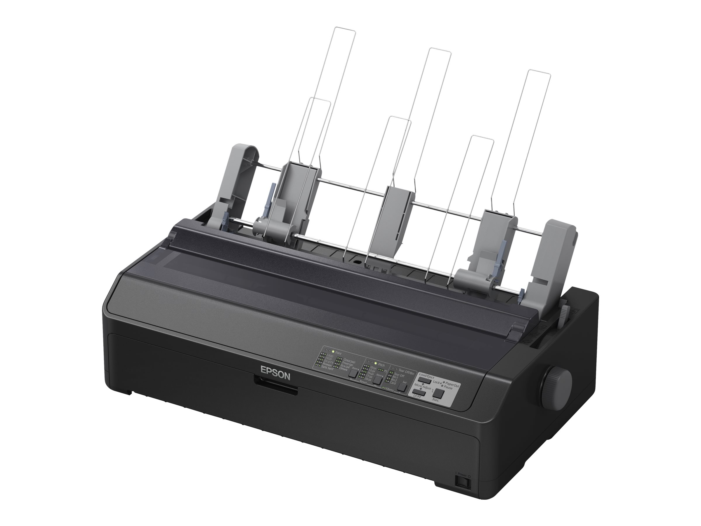 Epson LQ 2090II - Imprimante - Noir et blanc - matricielle - Rouleau (21,6 cm), 406,4 mm (largeur), 420 x 364 mm - 360 x 180 dpi - 24 pin - jusqu'à 584 car/sec - parallèle, USB 2.0 - C11CF40401 - Imprimantes matricielles