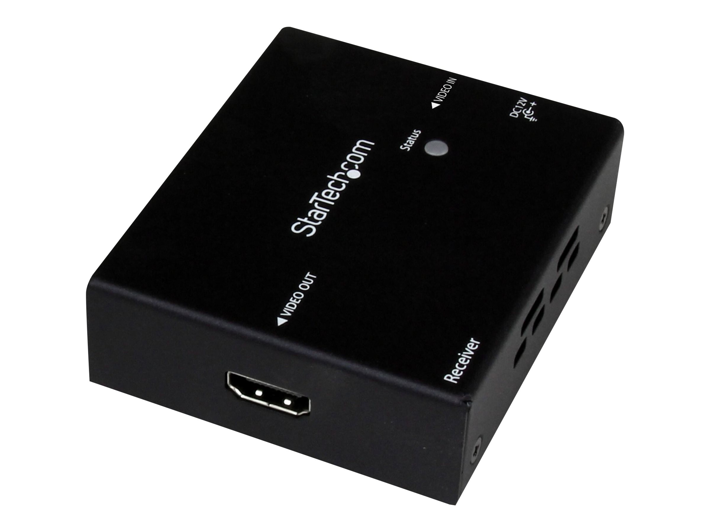 StarTech.com Kit extender HDBaseT avec transmetteur compact - Étendeur HDMI via Cat5 - HDMI via HDBaseT - 4K - Prolongateur audio/vidéo - émetteur - plus de CAT 5 - HDMI de 19 broches de type A / RJ-45 - jusqu'à 70 m - pour P/N: SVA12M2NEUA, SVA12M5NA - ST121HDBTDK - Prolongateurs de signal