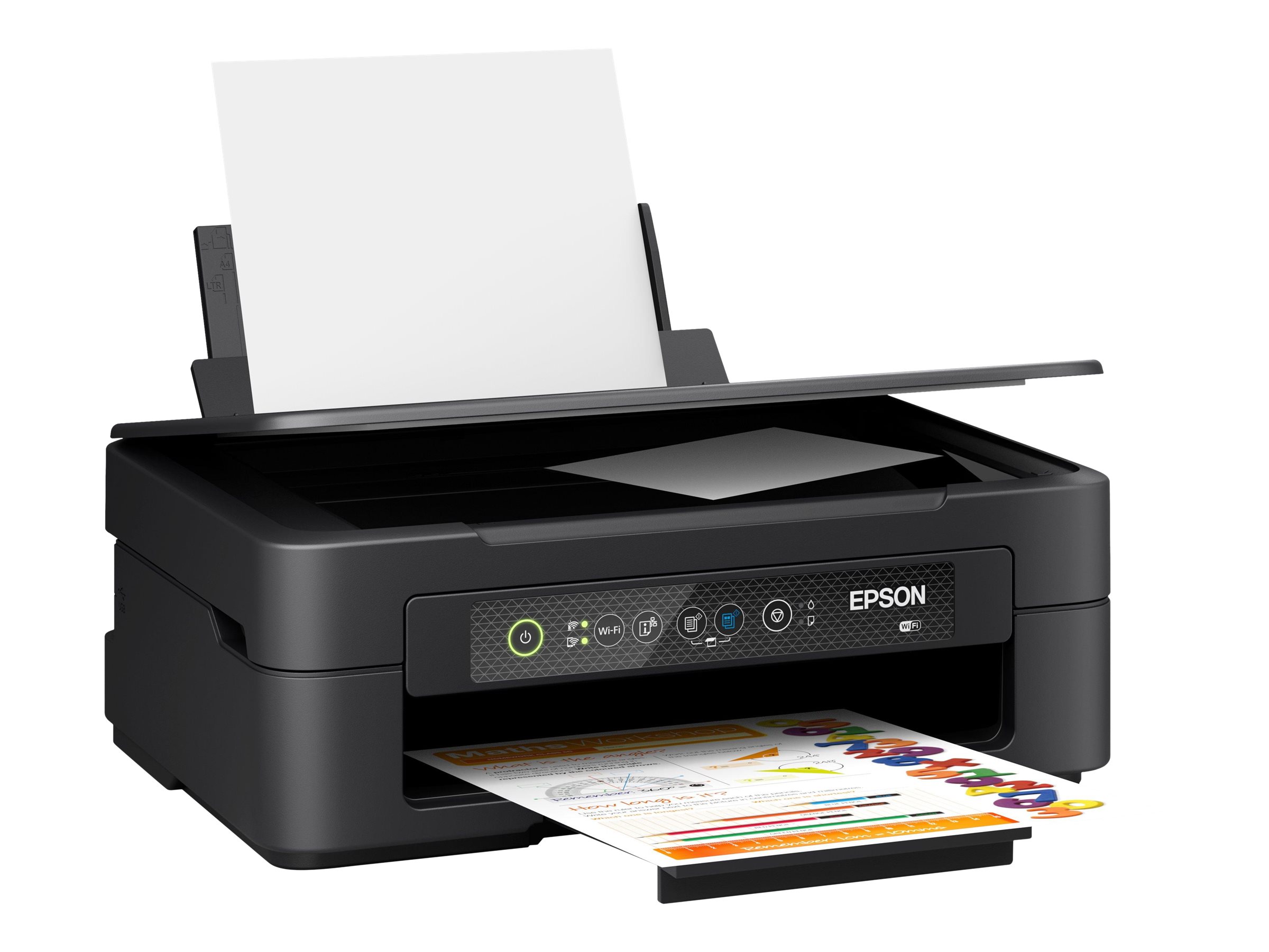 Epson Expression Home XP-2200 - Imprimante multifonctions - couleur - jet d'encre - A4/Legal (support) - jusqu'à 8 ppm (impression) - 50 feuilles - USB, Wi-Fi - noir - C11CK67403 - Imprimantes multifonctions