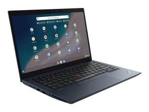 Lenovo ThinkPad C14 Gen 1 Chromebook 21C9 - Intel Core i3 - 1215U / jusqu'à 4.4 GHz - Chrome OS - UHD Graphics - 4 Go RAM - 128 Go eMMC - 14" IPS 1920 x 1080 (Full HD) - Wi-Fi 6E - bleu abysses - clavier : Français - 21C90001FR - Netbook