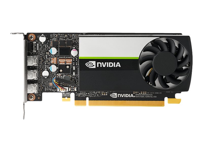 NVIDIA T400 4GB - Carte graphique - T400 - 4 Go GDDR6 - PCIe 3.0 x16 profil bas - 3 x Mini DisplayPort - OEM - VCNT400-4GB-SB - Adaptateurs vidéo DisplayPort