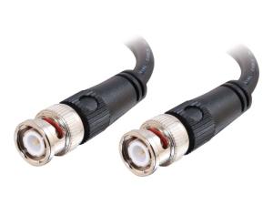 C2G - Câble vidéo - BNC mâle pour BNC mâle - 3 m - câble coaxial à double blindage - 80367 - Accessoires pour téléviseurs